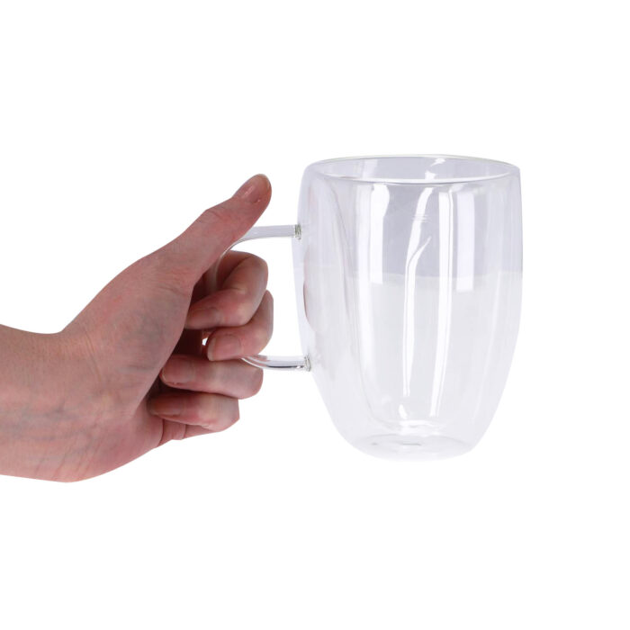 Mok dubbelwandig 350ml set van 2 met handgreep - Afbeelding 4