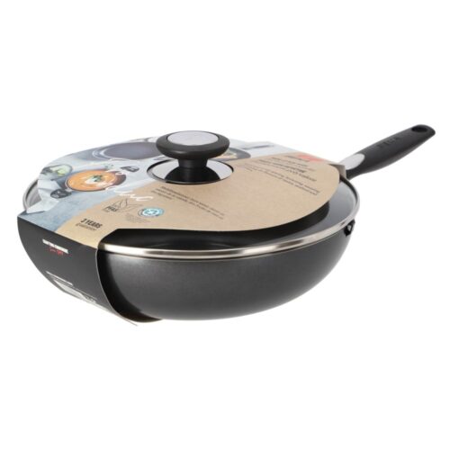 Beka pro induc wokpan 28 cm met glazen deksel