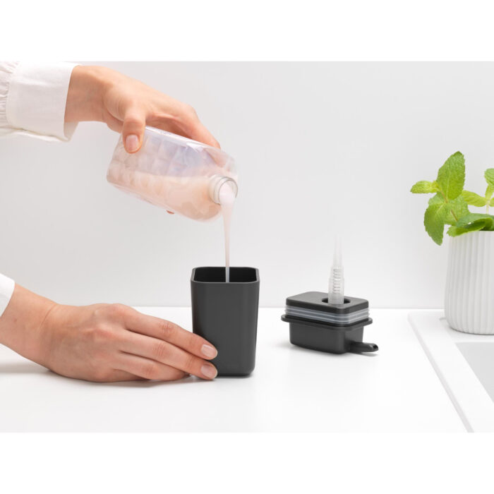 Brabantia SinkSide Zeepdispenser - Dark Grey - Afbeelding 3