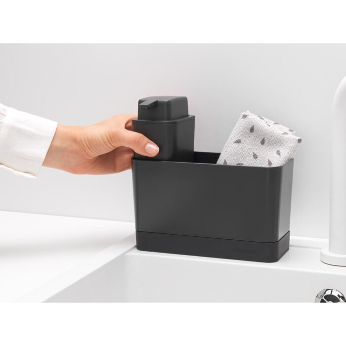 Brabantia SinkSide Aanrecht Organiser Set DarkGrey - Afbeelding 4