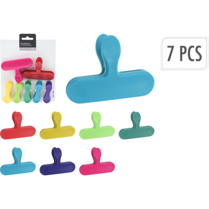 Vershoudclips set van 7 stuks - Afbeelding 2