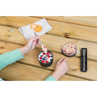 Brabantia yoghurtbeker Make & Take 0,5L Donkergrijs - Afbeelding 6