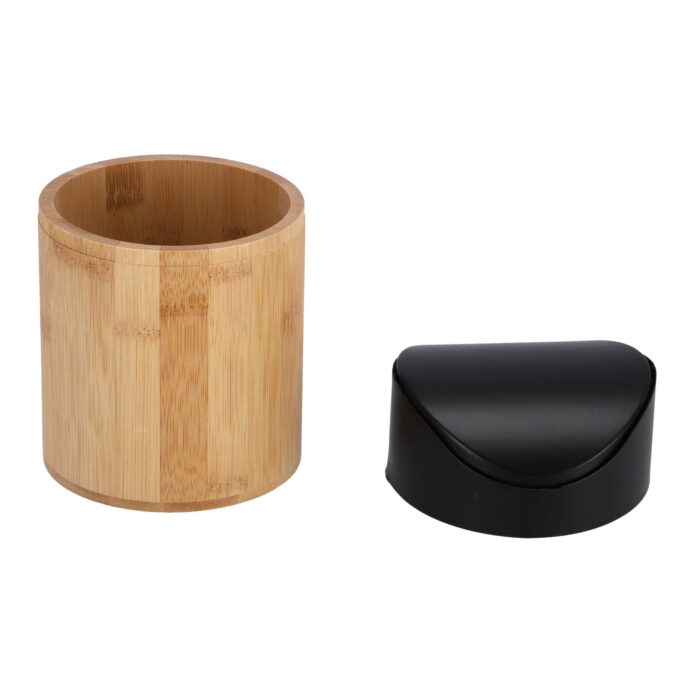 Afvalbak tafelmodel 1L bamboe - Afbeelding 5