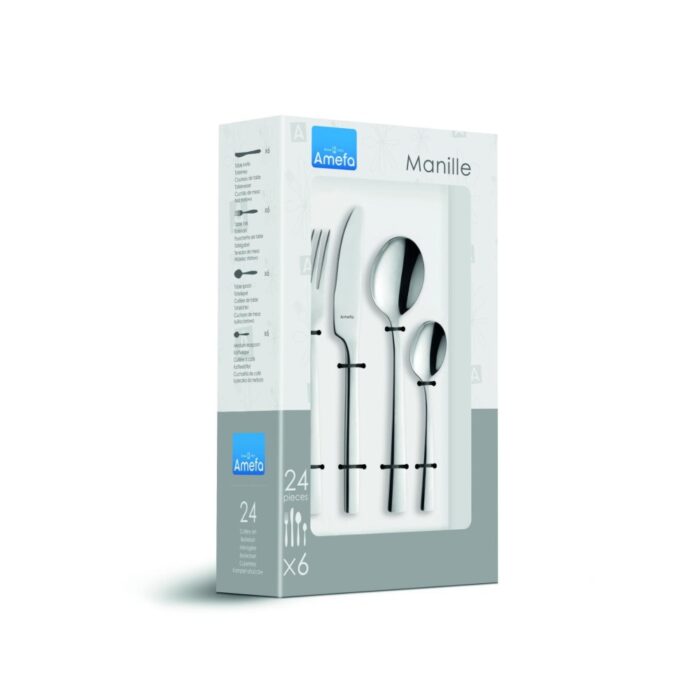 Amefa bestekset 24 delig manille