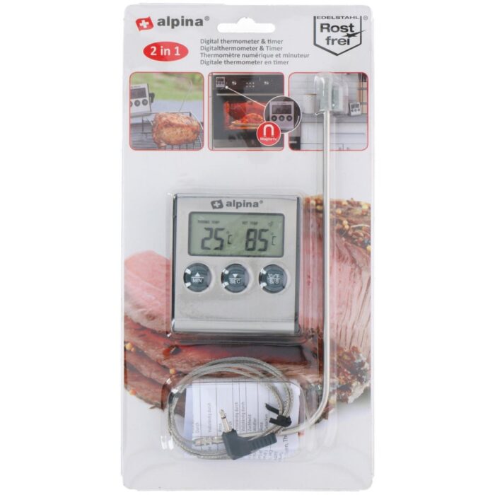 Thermometer met timer