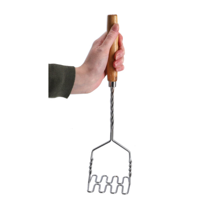 Aardappelstamper houten handgreep - Afbeelding 4