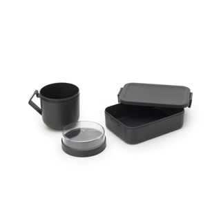 Brabantia lunchset Make & Take 2-delig Dark Grey - Afbeelding 2