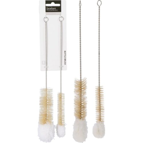 Flessenborstel set van 2