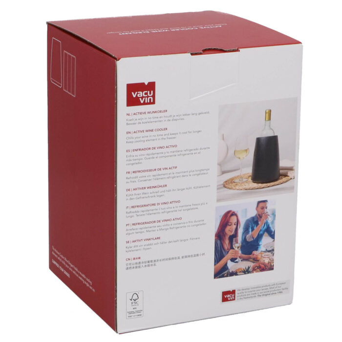 Vacu vin wijnkoeler zwart - Afbeelding 4