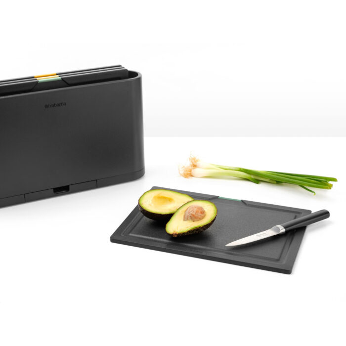 Brabantia tasty+ snijplankenset 4 delig Dark Grey - Afbeelding 5