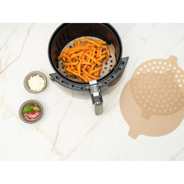 Nostik airfryer bakvellen 2 stuks rond dia 23,5cm - Afbeelding 3