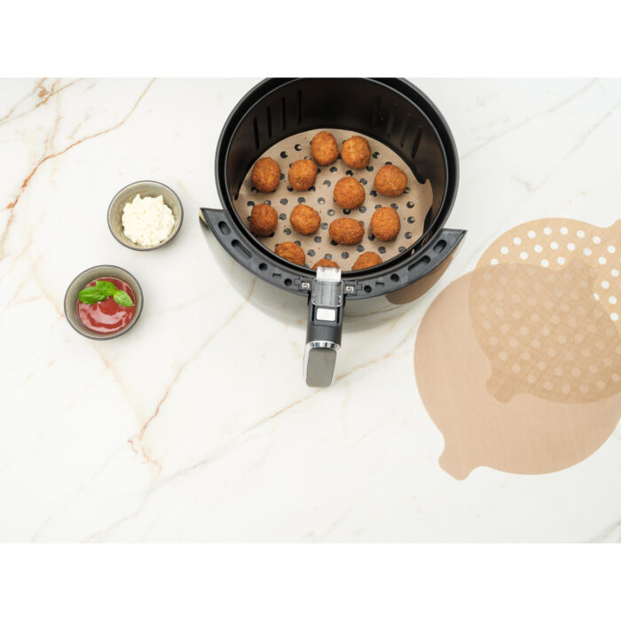 Nostik airfryer bakvellen 2 stuks rond dia 23,5cm - Afbeelding 4