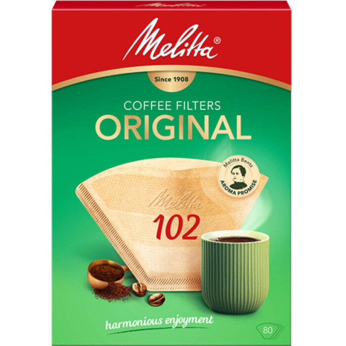 Melitta koffiefilters 102 80 stuks bruin - Afbeelding 2