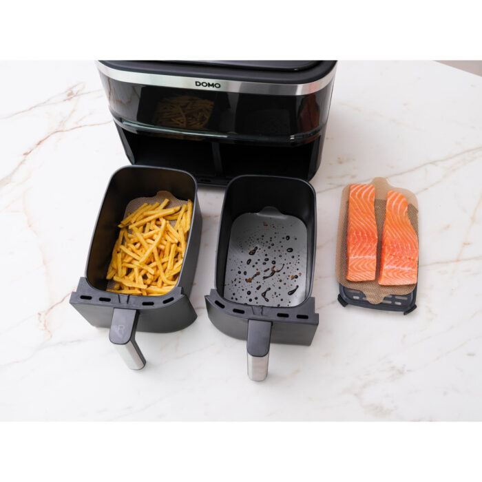 Nostik beschermfolie dubbele airfryer set van 4 - Afbeelding 5