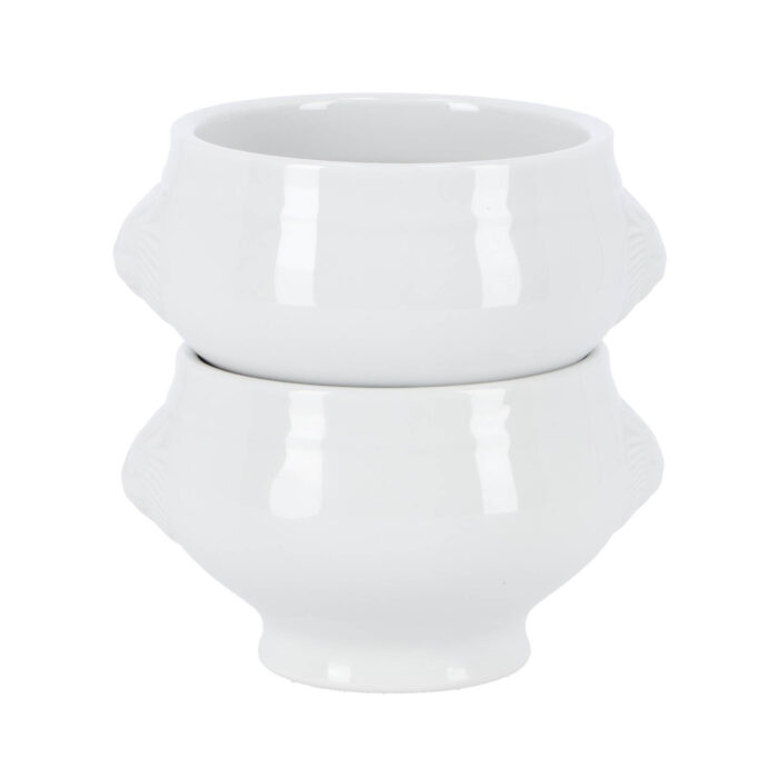 Soepkom leeuwenkop wit - Afbeelding 4