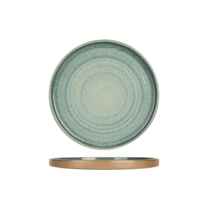 Dessertbord d21 cm basalt ocean green