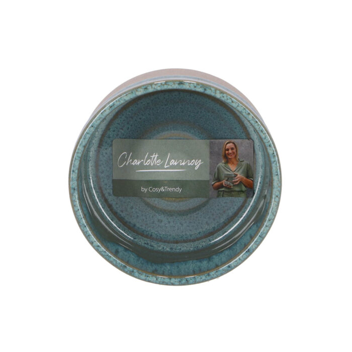 Schaaltje d10xh3,7 cm basalt ocean green - Afbeelding 2