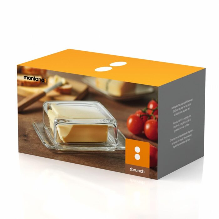 Montana glazen botervloot