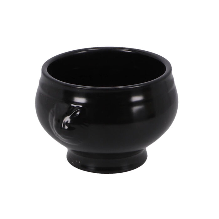 Soepkom leeuwenkop zwart - Afbeelding 3