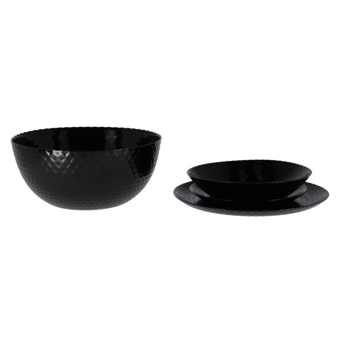 Diep bord d20 cm pampille zwart - Afbeelding 5