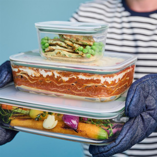 Mepal vershouddoos glas easyclip 1000 ml - nordic sage - Afbeelding 3