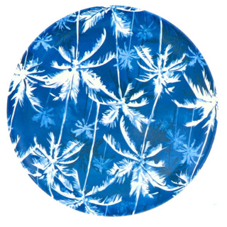 Bord Melamine Ø25 cm 4 assorti - Afbeelding 4