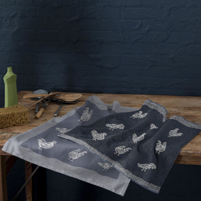 DDDDD theedoek goodmorning 60x65 blue - Afbeelding 4