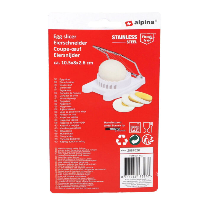 Alpina eiersnijder 8x10x3 cm - Afbeelding 5