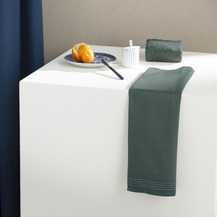 DDDDD theedoek Akira 60 x 65 green - Afbeelding 3