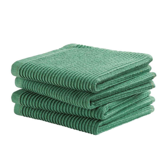 DDDDD vaatdoek Basic green 30 x 30 cm set 4 - Afbeelding 2