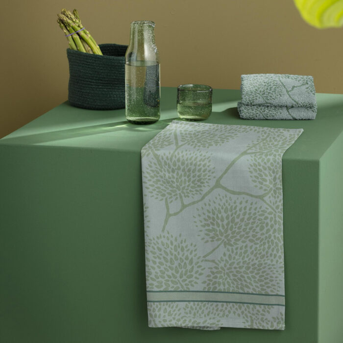 DDDDD keukendoek trees 50x55 green - Afbeelding 3