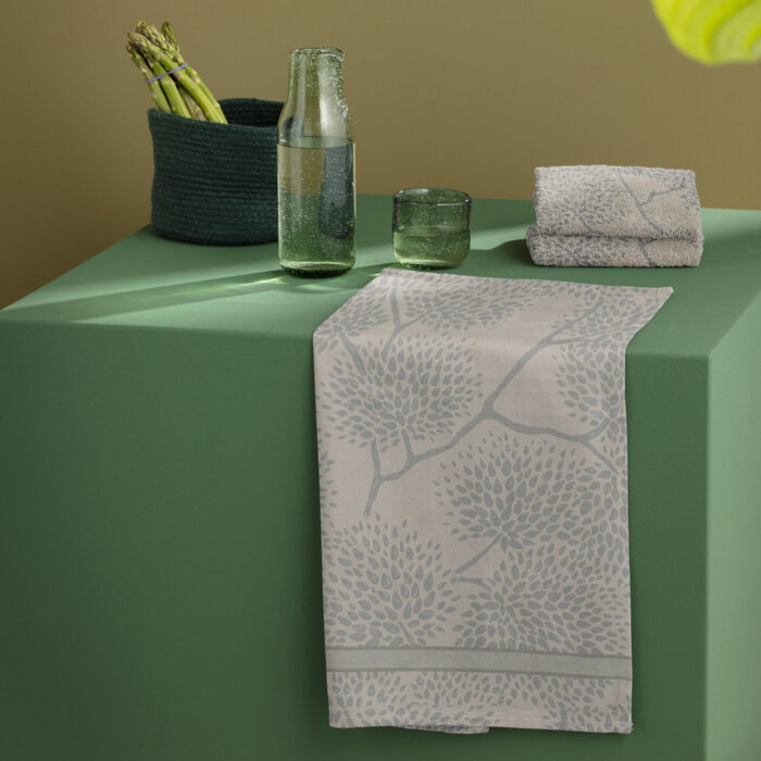 DDDDD keukendoek trees 50x55 taupe - Afbeelding 3