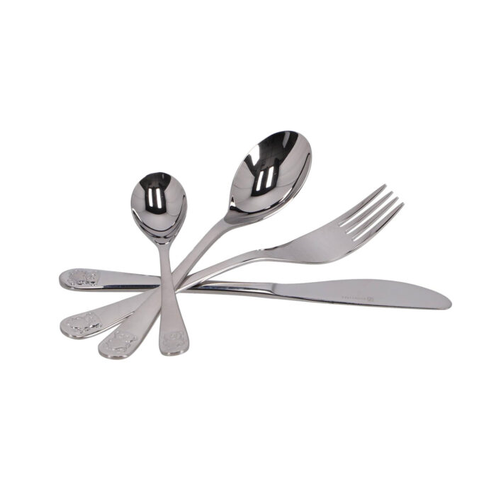 Kinderbestek 4 delig beer met hart - Afbeelding 6