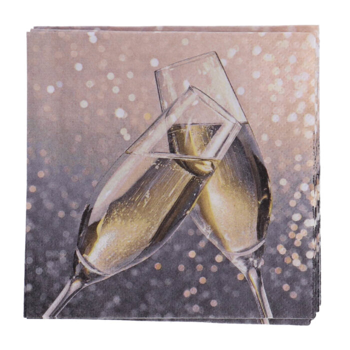 Servetten Cheers 24x24 cm - Afbeelding 3