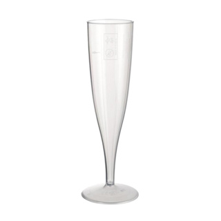 Duni champagneglazen crystallo plastic 10 stuks - Afbeelding 2