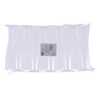 Duni champagneglazen crystallo plastic 10 stuks - Afbeelding 4