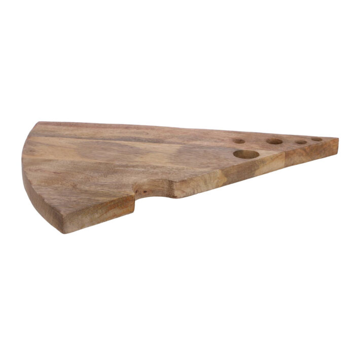 Borrelplank "Cheese" naturel mango 38x28x2,5 cm - Afbeelding 3