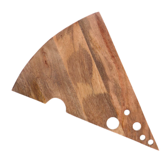 Borrelplank "Cheese" naturel mango 38x28x2,5 cm - Afbeelding 5