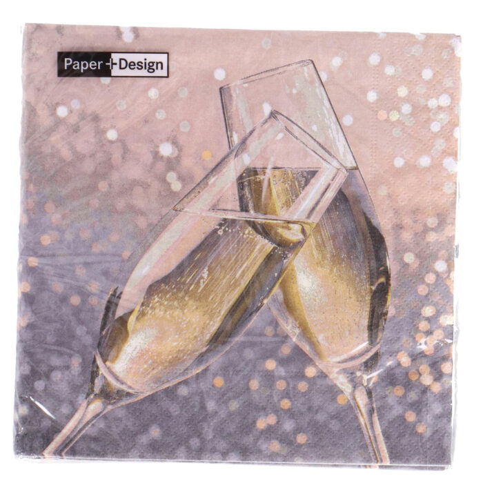 Servetten Cheers 33x33 cm - Afbeelding 2