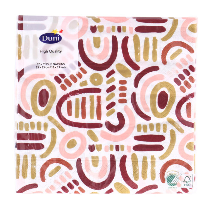 Servetten Golden Impuls 33x33 cm - Afbeelding 2