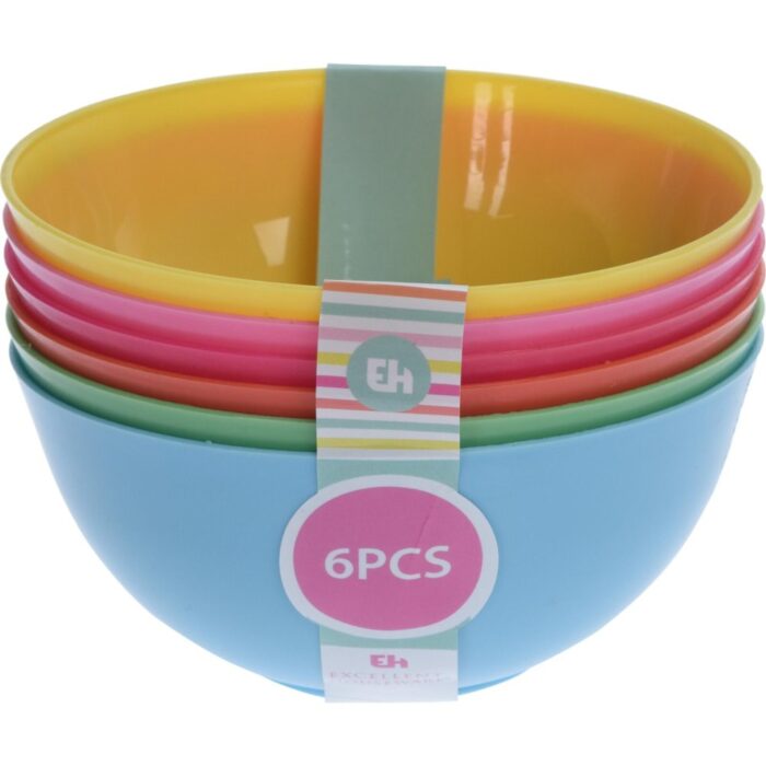 Schaal set 6 stuks 600 ml