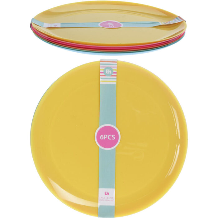 Bord set 6 stuks 21 cm - Afbeelding 3