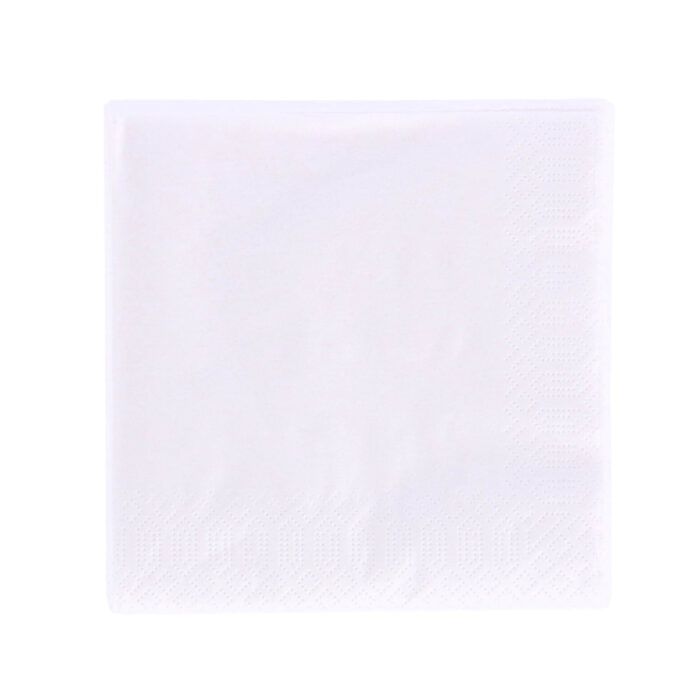 Servetten White 24x24 cm - Afbeelding 2