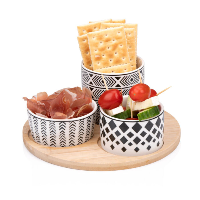 Tapasset rond 4 delig - Afbeelding 3