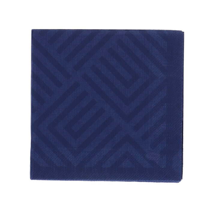 Servetten Mosaic Dark Blue 24x24 cm - Afbeelding 3