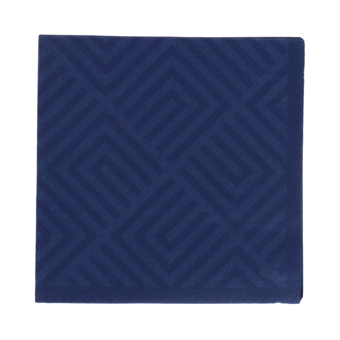 Servetten Mosaic Dark Blue 33x33 cm - Afbeelding 3