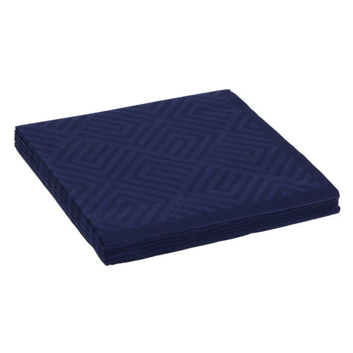 Servetten Mosaic Dark Blue 40x40 cm - Afbeelding 4
