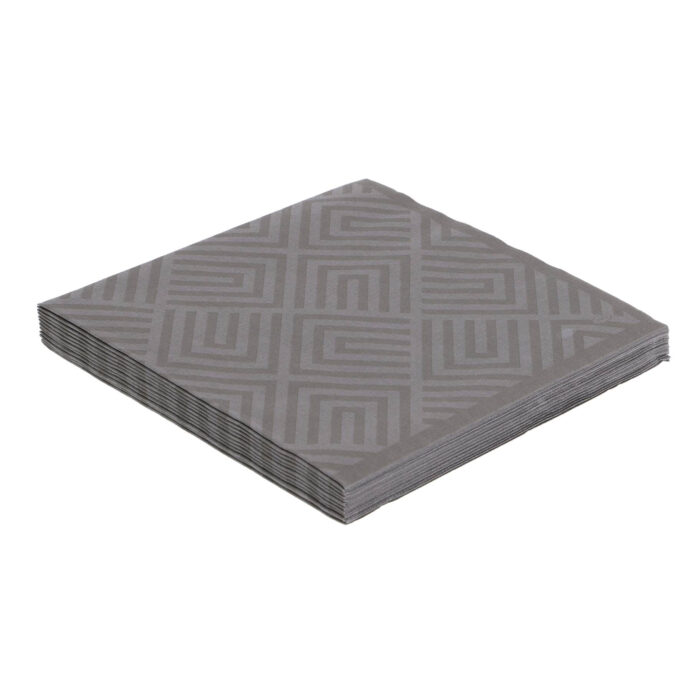 Servetten Mosaic Granite Grey 40x40 cm - Afbeelding 4