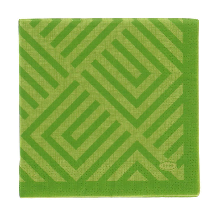 Servetten Mosaic Kiwi 24x24 cm - Afbeelding 3