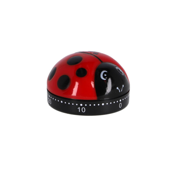 Kookwekker lieveheersbeestje 6 cm - Afbeelding 3